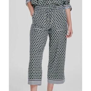 Nautica Jeans Straight Leg Foulard Linen Blend Summer Coastal Pants Size L